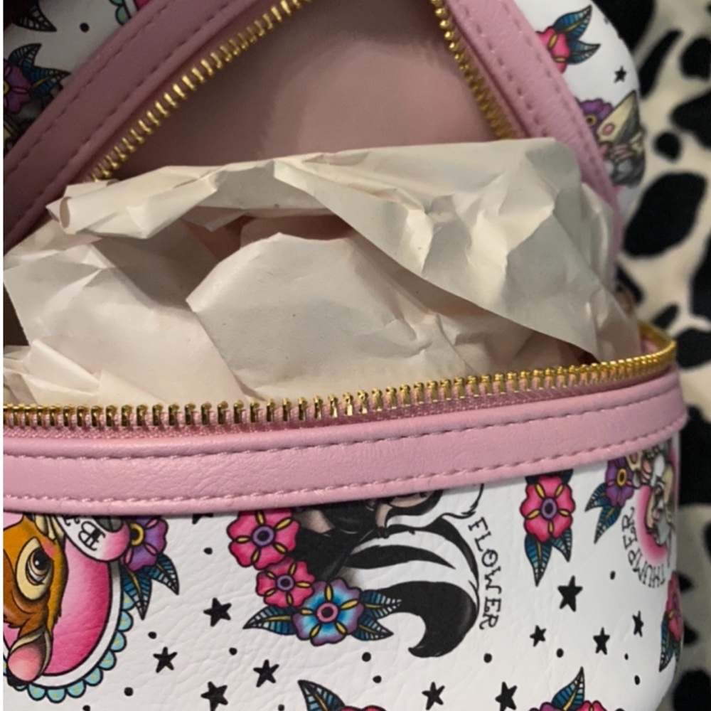 Bambi tattoo loungefly backpack & pencil case - Picture 4 of 7